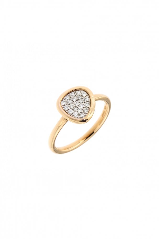 18ct Rose Gold Diamond Ring