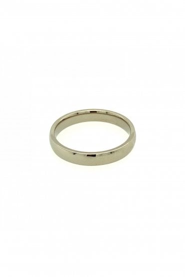 18ct White Gold 3mm Court Band