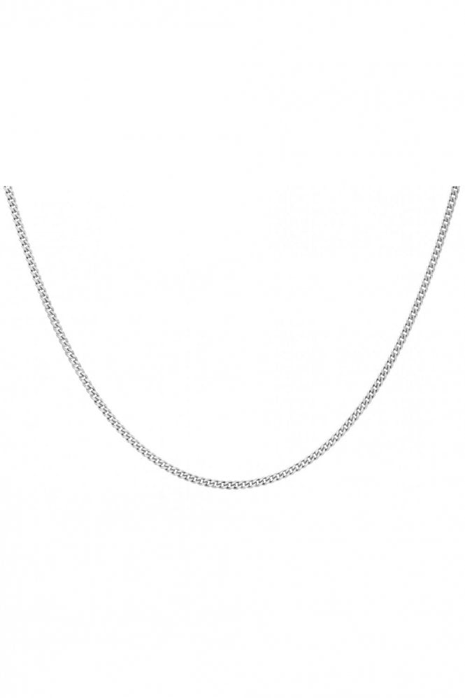 18ct White Gold 90 PG Curb Chain Chain Lenght 18 Inches