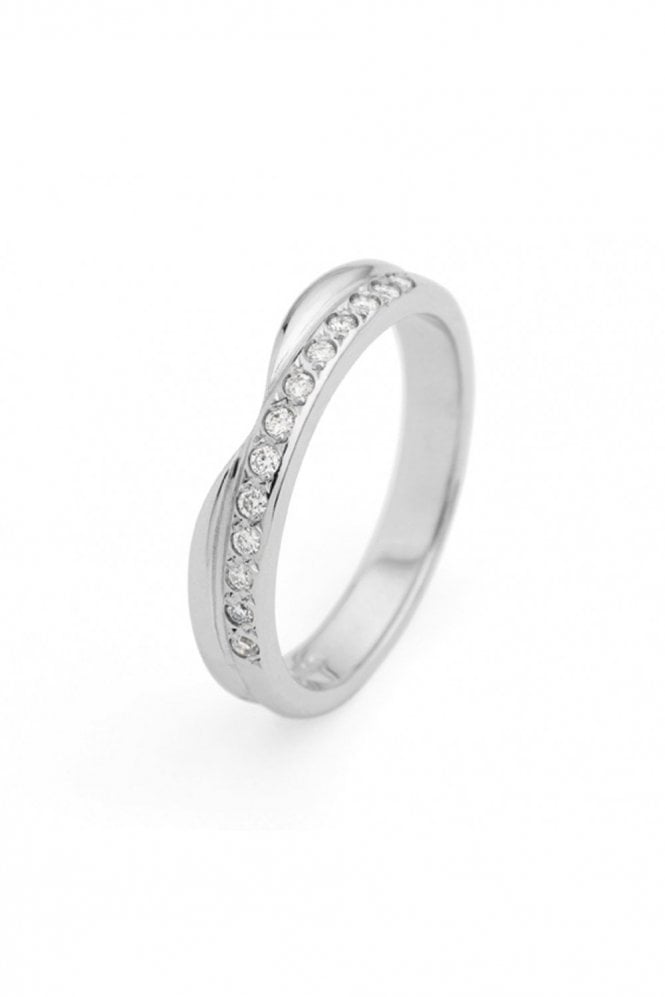 18ct White Gold and Diamond Ring