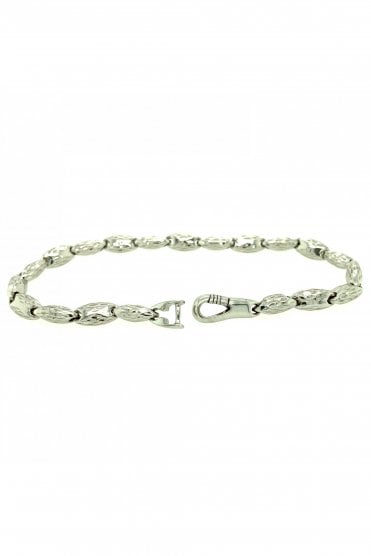  18ct White Gold Chiampesan Bracelet Chain Length 20cm