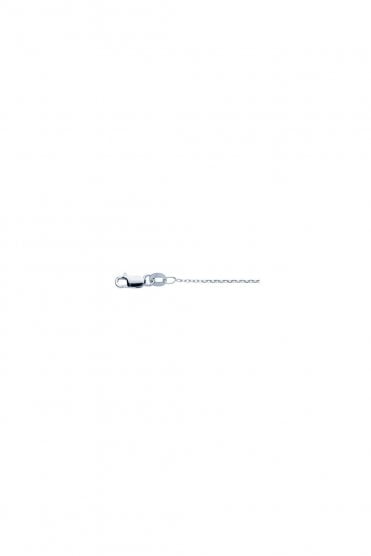 18ct White Gold Diamond Cut Trace Chain Chain Length 18 Inches
