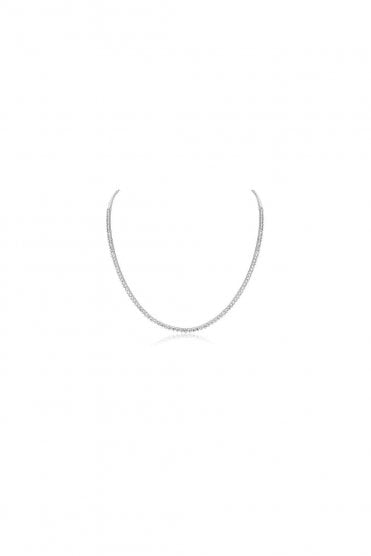 18ct White Gold Diamond Necklet Diamond Weight 12.88ct