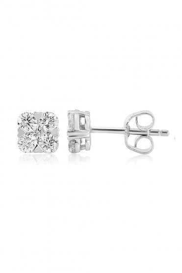 Round Brilliant Cut Diamond Stud Earrings 0.20ct - 2.00ct