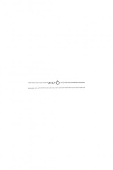 18ct White Gold Flat Cable Chain Chain Length 16 Inches