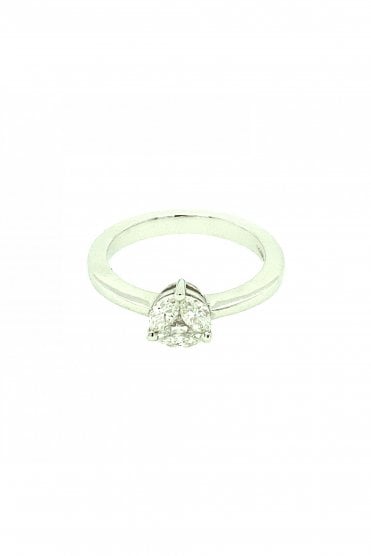 18ct White Gold Multi Diamond Ring Diamond Weight 0.50ct