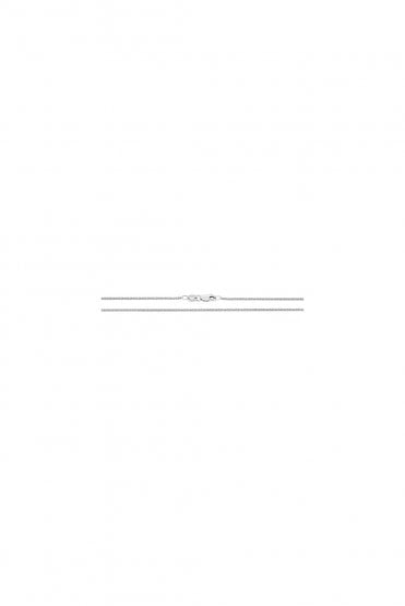 18ct White Gold Spiga Chain Chain Length 18 Inches