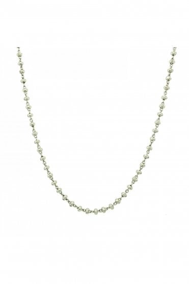 18ct White Gold Trace Chain Chain Length 16 Inches