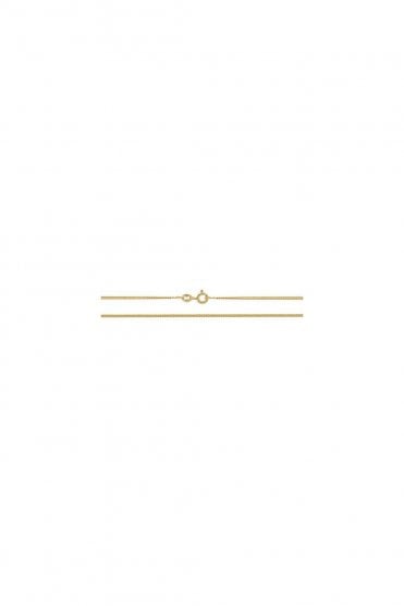 18ct Yellow Gold Curb Chain Chain Length 16 Inches