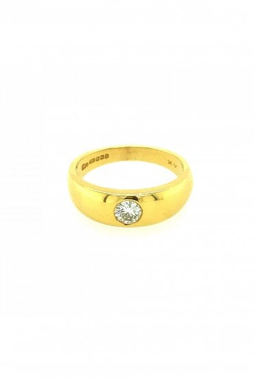 18ct Yellow Gold Diamond Ring Diamond Weight 0.26ct