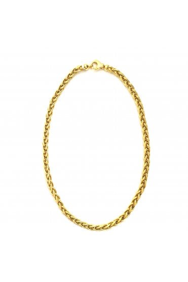 18ct Yellow Gold Heavy Spiga Chain Chain Length: 17 Inches