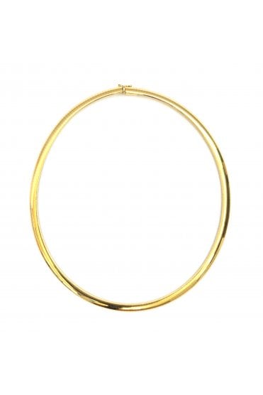 18ct Yellow Gold Omega Collar Polished Finish