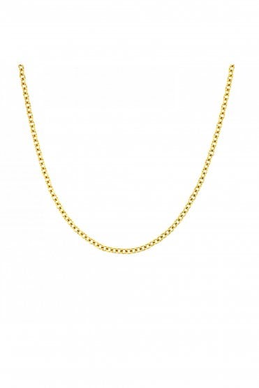 18ct Yellow Gold Trace Chain 16 Inches
