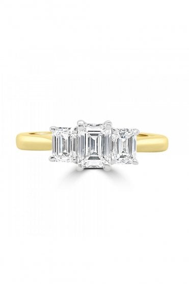 18YW Oct Diamond Ring