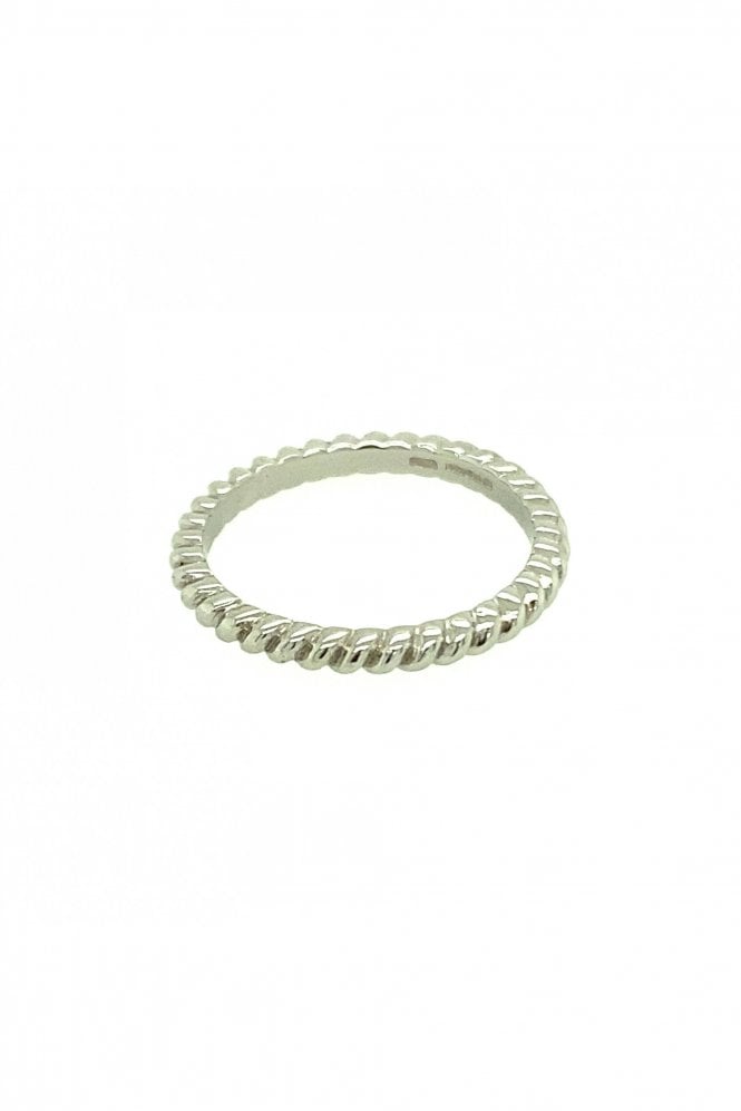 2mm Platinum Rope Band Ring