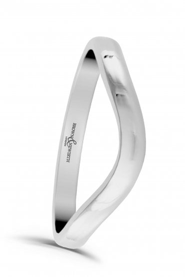 3mm Shaped Platinum Band EX348PLT