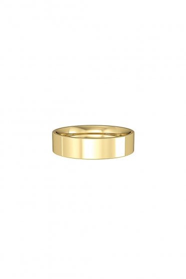 5mm Flat Court Band 18ct Yellow Gold