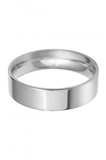 6mm Plain Platinum Band