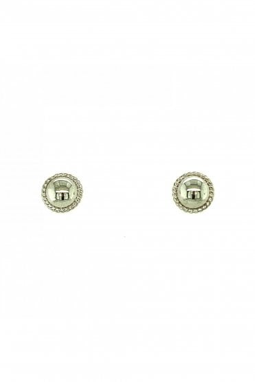 9ct White Gold Stud Earrings