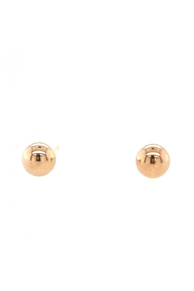 9ct Yellow Gold 3mm Ball Stud Earrings 9ct Yellow Gold Posts & Butterflies