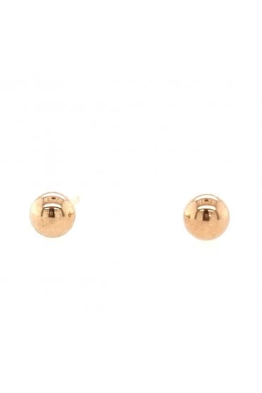 9ct Yellow Gold 3mm Ball Stud Earrings 9ct Yellow Gold Posts & Butterflies