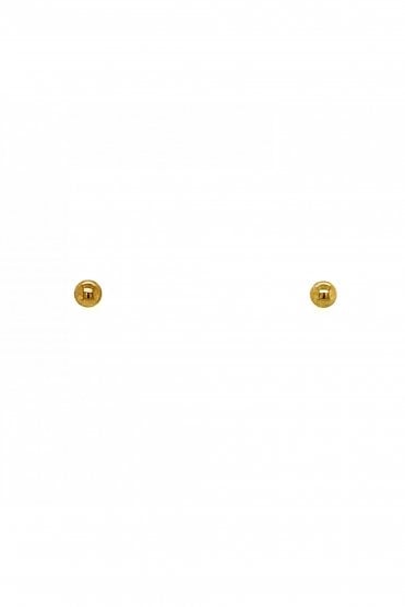 9ct Yellow Gold 3mm Ball Stud Earrings