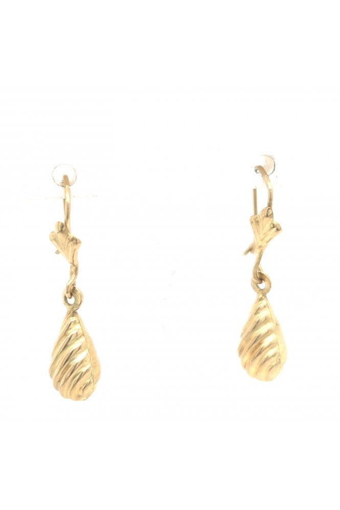 9ct Yellow Gold Drop Earrings