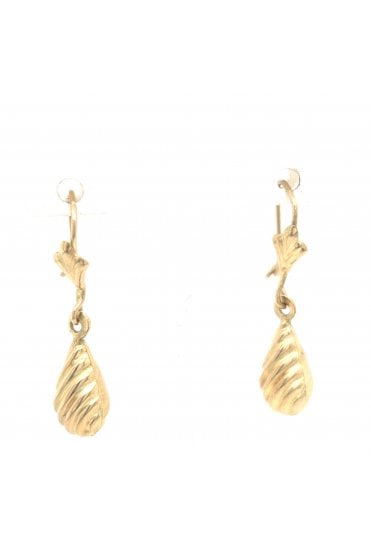 9ct Yellow Gold Drop Earrings