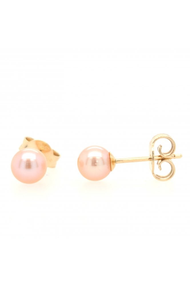 9ct Yellow Gold Freshwater Pearl Stud Earrings