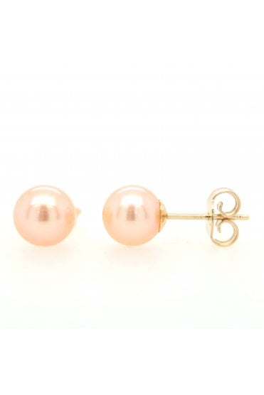 9ct Yellow Gold Freshwater Pearl Stud Earrings