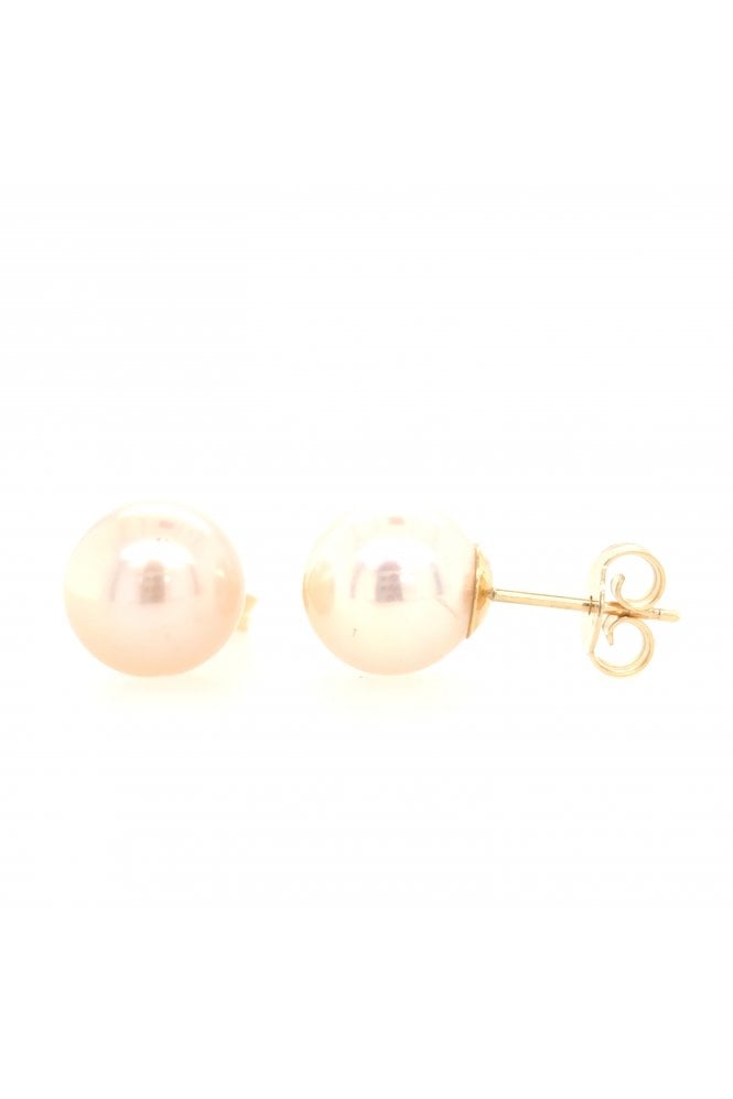 9ct Yellow Gold Freshwater Pearl Stud Earrings