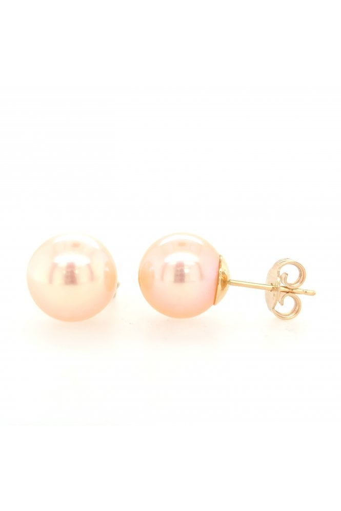 9ct Yellow Gold Freshwater Pearl Stud Earrings