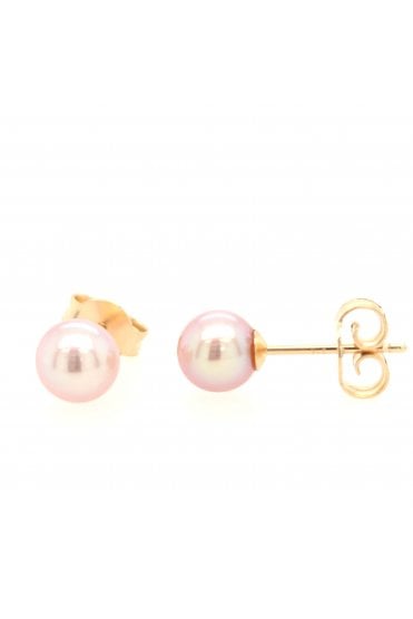 9ct Yellow Gold Freshwater Pearl Stud Earrings