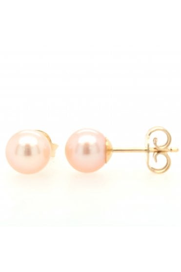 9ct Yellow Gold Freshwater Pearl Stud Earrings