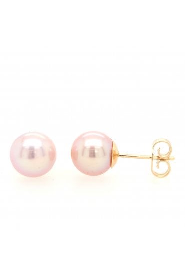 9ct Yellow Gold Freshwater Pearl Stud Earrings