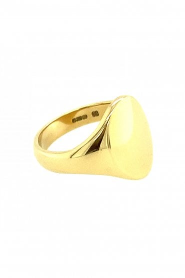 9ct Yellow Gold Oval Signet Ring