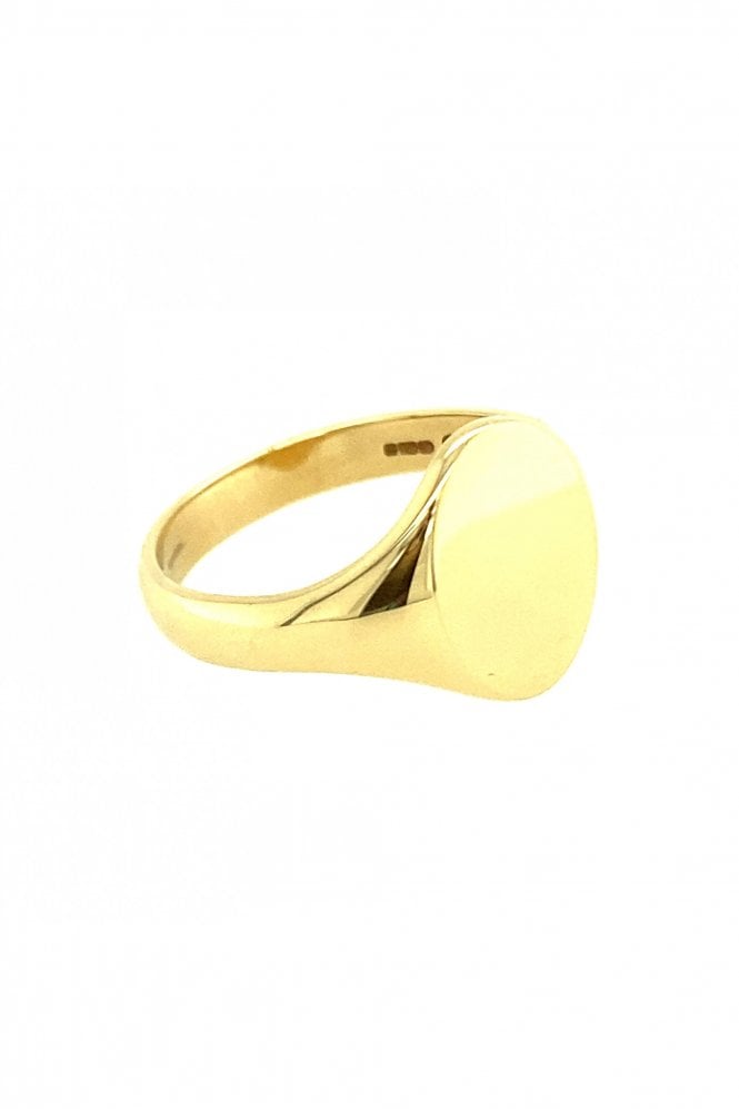 9ct Yellow Gold Oval Signet Ring
