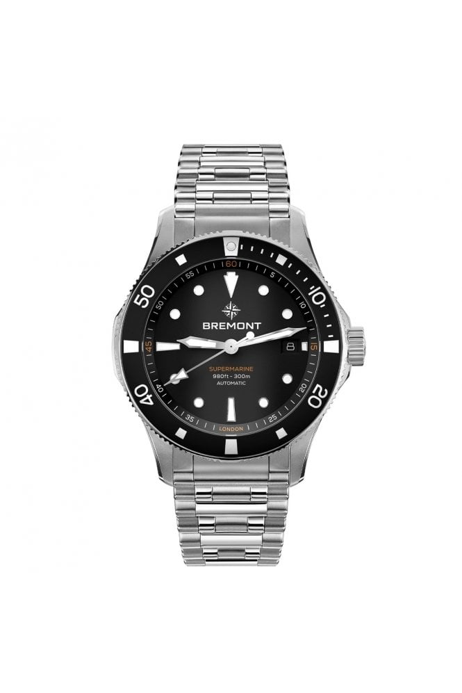 Bremont  Supermarine 300m Date SM40-DT-SS-BK-B