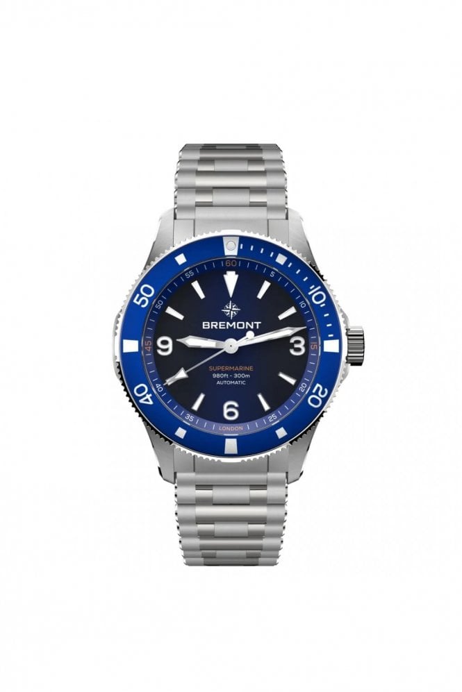 Bremont  Supermarine 300m SM40-ND-SS-BL-B