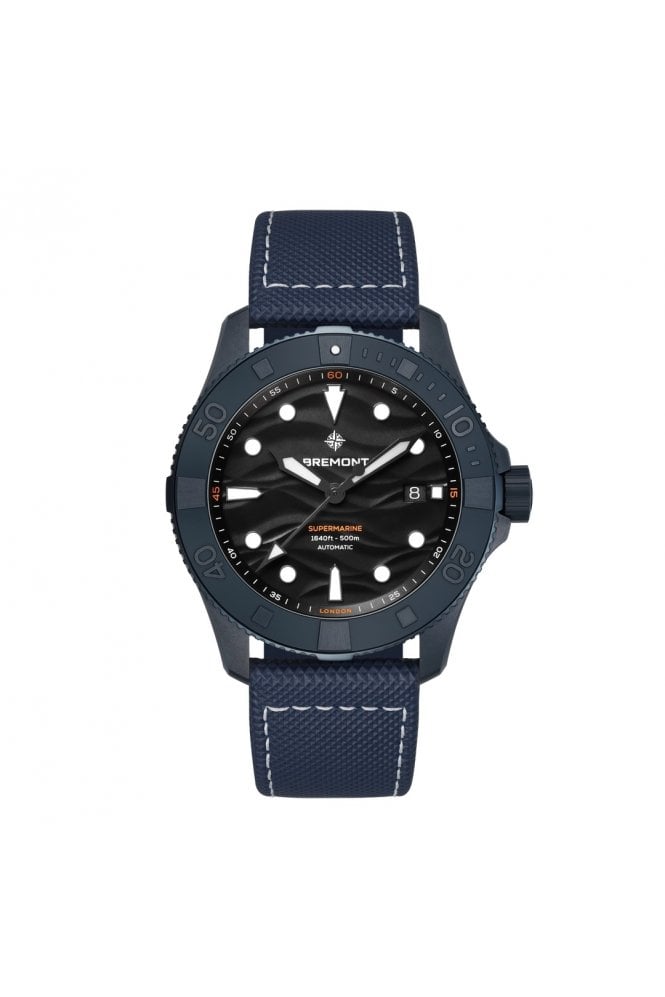 Bremont  Supermarine Full Ceramic, Deep Blue Limited Edition of 250, SM43-DT-BLCER-BK-L-S
