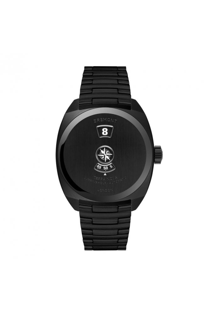 Bremont  Terra Nova 38 Jumping Hour, Stealth Black TN38-JH-DLC-CC-B