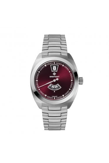 Bremont Terra Nova Jumping Hour Burgundy TN35-JH-SS-BG-B