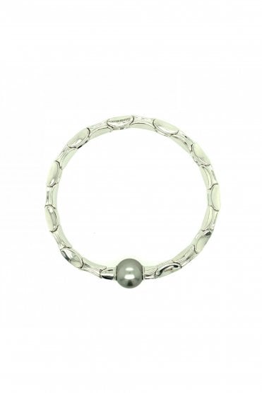 Chimento 18ct White Gold Bracelet with Grey Tahiti Pearl E1000K6W18