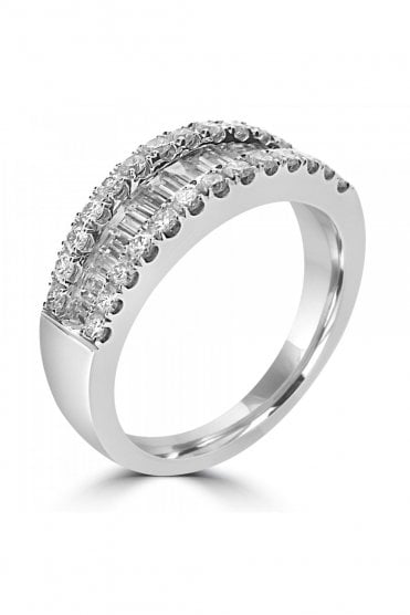 Diamond Half Eternity Ring