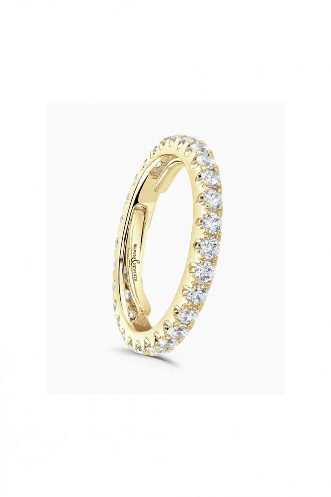 Brown & Newirth Evolution Collection 18ct Yellow Gold Full Eternity Diamond Ring ET1023 18Y