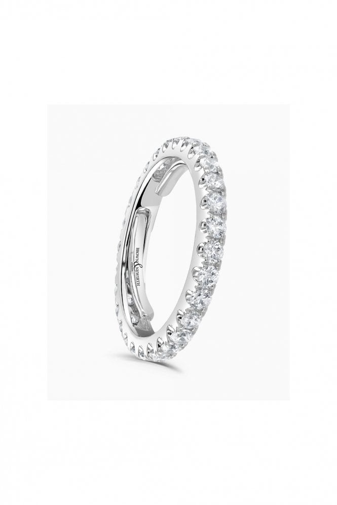 Brown & Newirth Evolution Collection Platinum Full Eternity Diamond Ring ET1023