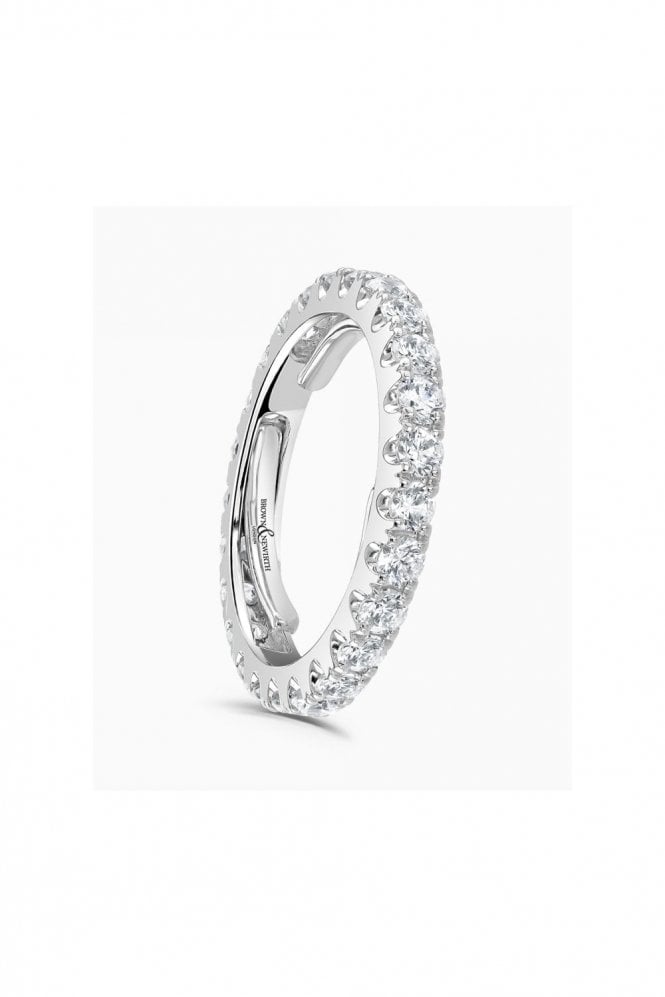 Brown & Newirth Evolution Collection Platinum Full Eternity Diamond Ring ET1024