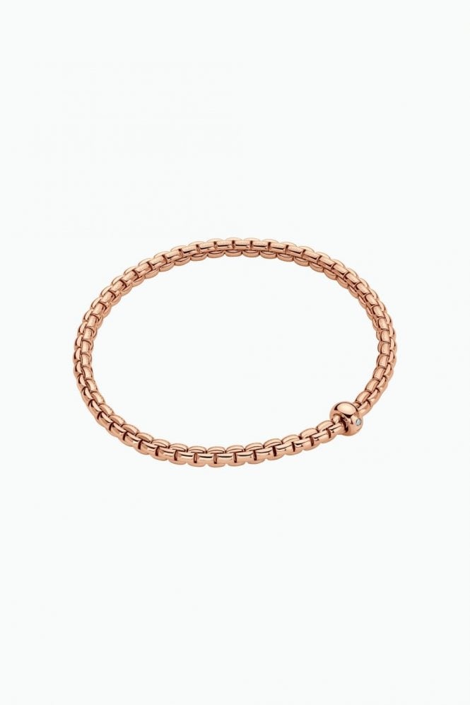FOPE  Gioielli Eka Collection 18ct Rose Gold Flex'it Bracelet 01M01BX_BB_R_XRX_00M