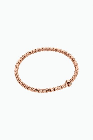 Fope Gioielli Eka Collection 18ct Rose Gold Flex'it Bracelet 01M01BX_BB_R_XRX_00M