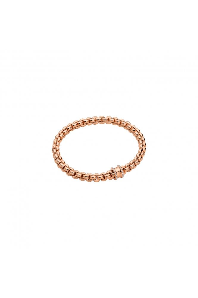 FOPE  Gioielli Eka Collection 18ct Rose Gold Flex'it Bracelet 72810BX_BB_R_XRX_00M